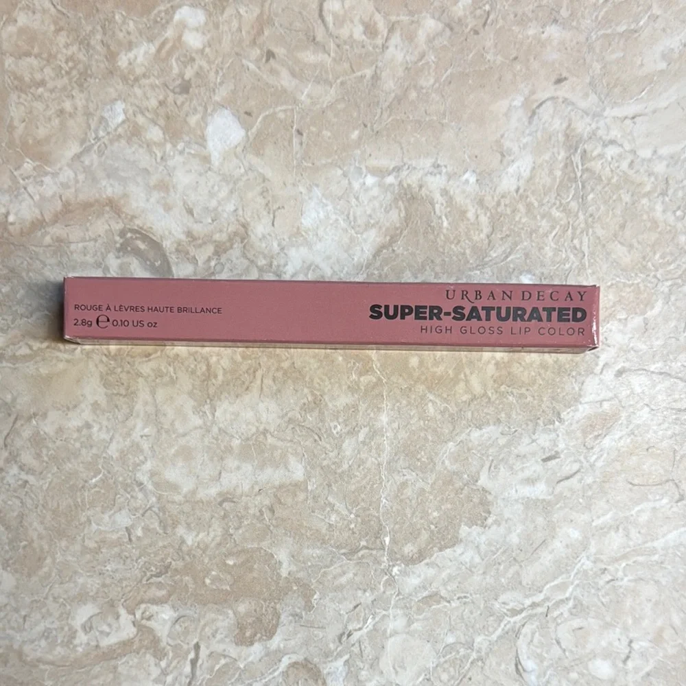 Urban Decay Super-Saturated High Gloss Lip Colour Naked Rose Pink New in Box